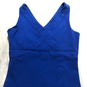 Wet dry built in bra yoga top